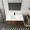 Okak Floating Bathroom Vanity with Sink Combo, Bathroom Sink Vanity with Soft Close Doors/Cabinets, Bathroom Sink Cabinet for Bathroom,Oak - 2 of 4