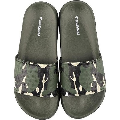 Vizari Kids 'camo Ss' Soccer Slide Sandals For Boys And Girls (green ...