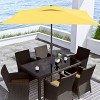 6.5' Square Titling Market Patio Umbrella - CorLiving - 2 of 4