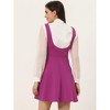 INSPIRE CHIC Women's Button Overalls Pinafore Suspenders Skirt - 4 of 4