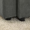 NicBex 73 Inch Loveseat,Modern Corduroy Loveseat Sofa Chair with Storage,Upholstered Deep Seat Couch for Living Room - 3 of 4
