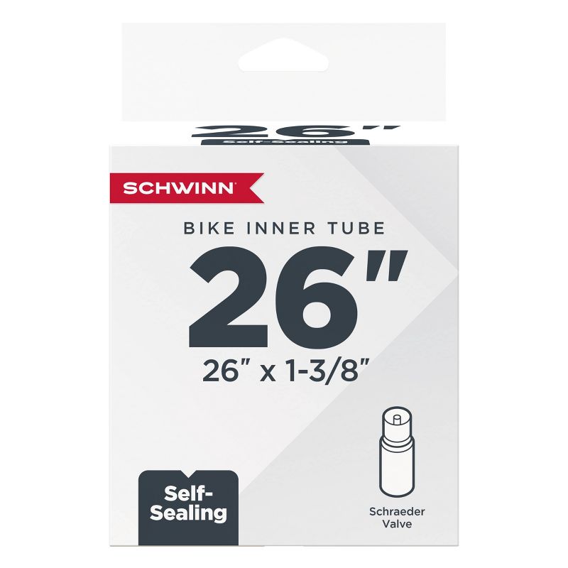 Schwinn 26" Self-Sealing Bike Tire Tube, 5 of 7