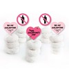Big Dot of Happiness Be My Galentine - Dessert Cupcake Toppers - Galentine's and Valentine's Day Party Clear Treat Picks - Set of 24 - 2 of 4