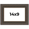 PosterPalooza | Photo Size Museum Brown Picture Frame - UV Acrylic, Foam Board Backing, Hanging Hardware - 2 of 4