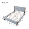 NicBex Mid-Century Queen Size Upholstered Platform Bed with Tufted Headboard for Adults/Boys/Girls - image 3 of 4