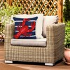 Liora Manne Frontporch Coastal Indoor/Outdoor Pillow.. - 4 of 4