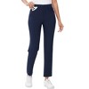 Clearlove Women's Golf Performance Work Pants Stretch Tech Fabric Slim Fit Business Casual Trousers with Moisture Wicking - 2 of 4