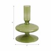 Glass Taper Candle Holder - Modern Decorative Candlestick for Home, Office, Bedroom & Living Room - Elegant Tall Contemporary Accent Decor - 4 of 4