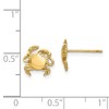 Black Bow Jewelry 9mm Crab Post Earrings in 14k Yellow Gold - 4 of 4