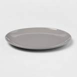 10" Stoneware Avesta Serving Platter Gray - Project 62™
