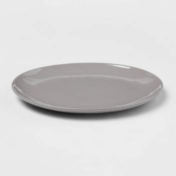 10" Stoneware Avesta Serving Platter Gray - Threshold™