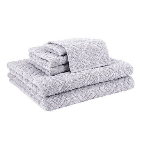 Cascata 6 Piece Turkish Cotton Bath Towel Set (Set of 6) Wade Logan Color: White