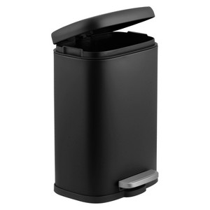 5L Waterproof Bathroom Trash Can, T8 Stainless Steel, Trash Can with Lid, Durable Kitchen Bathroom Bin,for Kitchen, Office, and Bathroom Use - 1 of 4