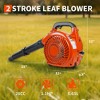 28 CC Handheld Gas Leaf Blower - 490 CFM 280 MPH, 1.1-HP 2-Stroke, Lightweight - Ideal for Lawn Care, Driveway Cleaning & Light Snow Removal - 2 of 4