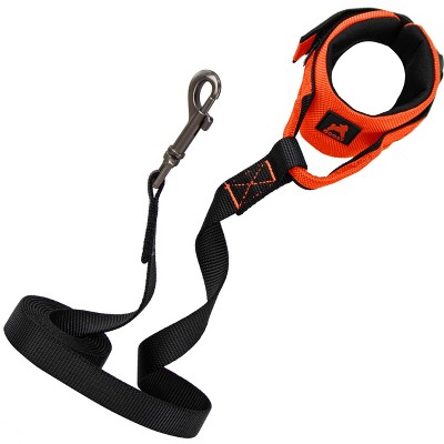 Gooby Easy Fit Wrist Band Surfer Leash Orange, 6 FT