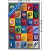 Trends International NBA League - Logos 25 Framed Wall Poster Prints - 3 of 4