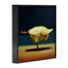 Stupell Industries Yoga Chicks Warrior III Pose Funny Animal Painting Black Framed Giclee Art - 3 of 4