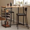 Garvee Dining Room Table with 2 Upholstered Chairs, Dining Table and Chairs with Metal Frame, Small Kitchen Table for Apartment, living Dining room - 2 of 4