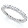 Pompeii3 3/4Ct Diamond Eternity Ring Lab Created Womens Anniversary Stackable Band 14k - 3 of 4