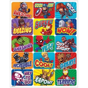 Eureka Marvel Super Hero Adventure Success Stickers, Pack of 120 (Pack of 6) - 1 of 1