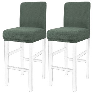 PiccoCasa Pub Counter Stool Cover Chair Seat Cover Stretch Washable Slipcovers Bar Stool Covers - 1 of 4