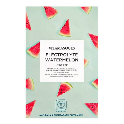 Vitamasques Electrolyte Hydrating Watermelon Sheet Mask - 0.71 fl oz