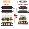 Magnetic Spice Rack Organizer for Fridge Seasoning Organizer for Kitchen Storage With Screw Magnetic Shelf - 2 of 4