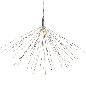 Northlight 20" LED Lighted Firework Green Branch Christmas Decoration - Warm White and Red Lights - 1 of 4