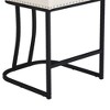 Arceso Bar Stools, 24" Modern Counter Height Stools with 5.5" Thick Cushion and Nailhead, Upholstered Linen Fabric Barstools, Beige - 4 of 4