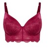 Women's Plus Size Allure Demi Longline Bra - sangria | CITY CHIC - 2 of 4