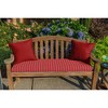Casual Cushion Solid Sunbrella Fabric 1-Piece Indoor/Outdoor Square Throw Pillow - 2 of 4