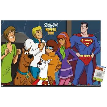 Trends International Scooby-doo & Krypto, Too! - Legion Of Doom Unframed  Wall Poster Print Clear Push Pins Bundle 22.375 X 34 : Target