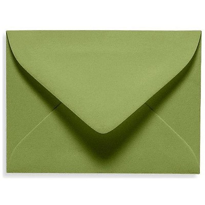 LUX #17 Mini Envelope 2 11/16 x 3 11/16 50/Box Avocado EXLEVC-27-50