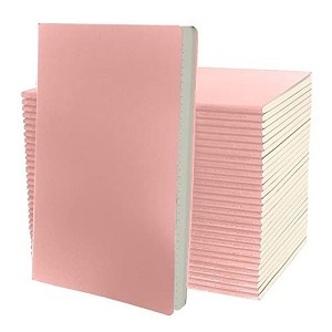 Simply Genius A5 Dotted Notebooks with Softcover - Journals for Writing - Grid Notebook - 92 pages, 8.2" x 5.5" (Pink, 6 pack) - 1 of 4