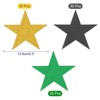 Unique Bargains Decor Cutouts Material Colorful Cardboard Five Star Paper 80 Pcs - 2 of 3