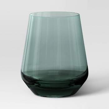 16oz 6pk Glass Stackable Stemless Wine Glasses - Threshold™