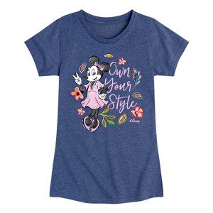 Girls' - Disney - Own Your Style Fitted Short Sleeve Graphic T-Shirt - 1 of 4