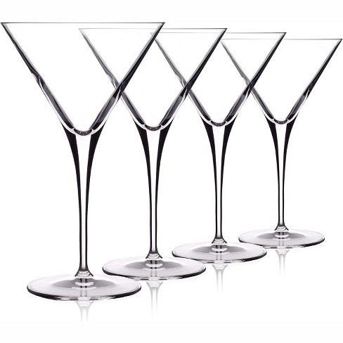 Luigi Bormioli Crescendo 10-ounce Martini Glasses, 4-piece, 10 Oz. : Target