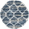 Unique Loom    Hygge Shag Trellis Area Rug - 2 of 4