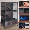 Metal Ferret Cage, 5-Level Rolling Chinchilla Cage, Small Animal Mansion with Hammock, Multi-Species Habitat for Ferret, Chinchilla, Guinea Pig, Rat - 4 of 4