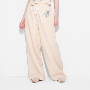 Women's Ford Bronco Graphic Pants - Tan - 1 of 3