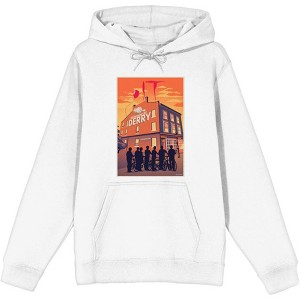 It Derry Sunset Poster Art Adult Long Sleeve Hoodie - 1 of 2