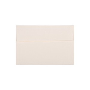 JAM Paper A8 Strathmore Invitation Envelopes 5.5 x 8.125 Natural White Laid 75134 - 1 of 2