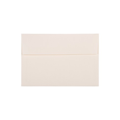 JAM Paper A8 Strathmore Invitation Envelopes 5.5 x 8.125 Natural White Laid 75134 - image 1 of 2