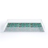 Heather Dutton Mariposa Boho Butterflies Aqua 15.5" x 12" Acrylic Tray - Deny Designs - 2 of 4