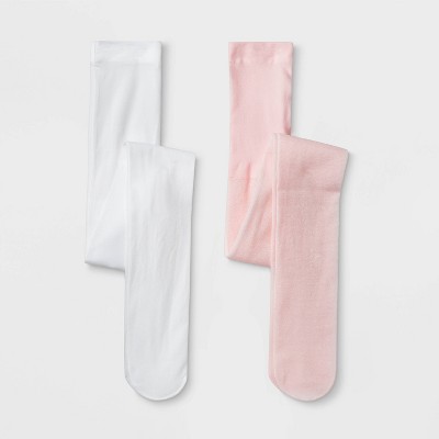 BIMBA light pink sparkling tights for kids