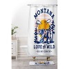 Deny Designs The Whiskey Ginger Big Sky Country Montana Love Shower Curtain - 3 of 3