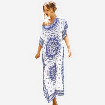Women's Floral Boho Print Maxi Cover Up - Cupshe - One Size Fits Most
