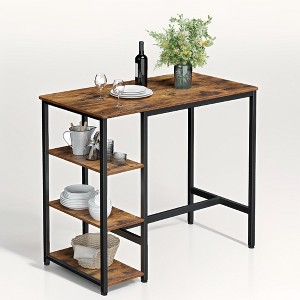 Bar Table Bar Height Table Bar Counter Table Coffee Bar Table Bar Table With Storage Kitchen Bar Table High Top Kitchen Table Pub Tables - 1 of 3