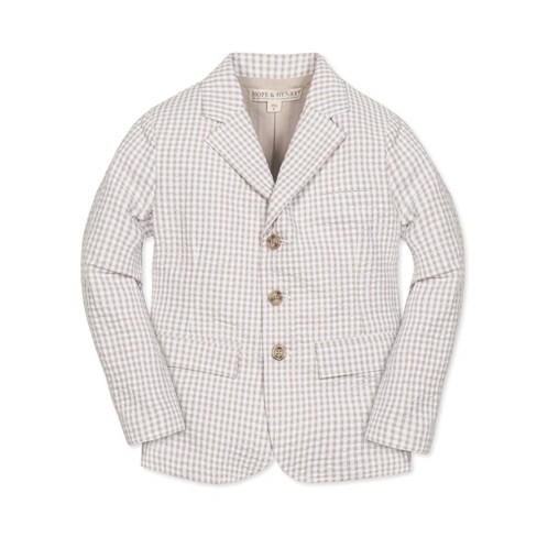 Hope & Henry Boys' Classic Seersucker Suit Jacket, Toddler, 4